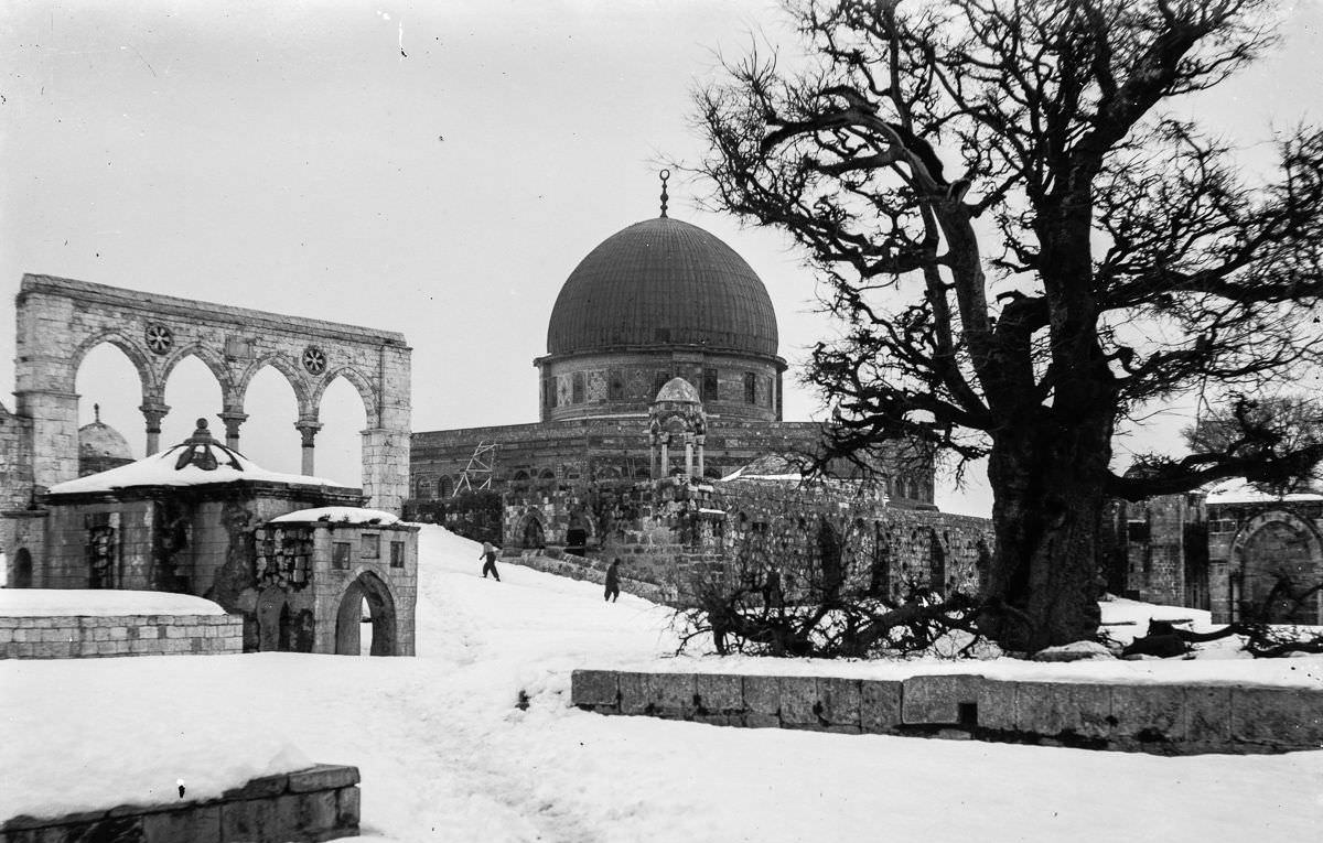 Jerusalem Snowfall 1921