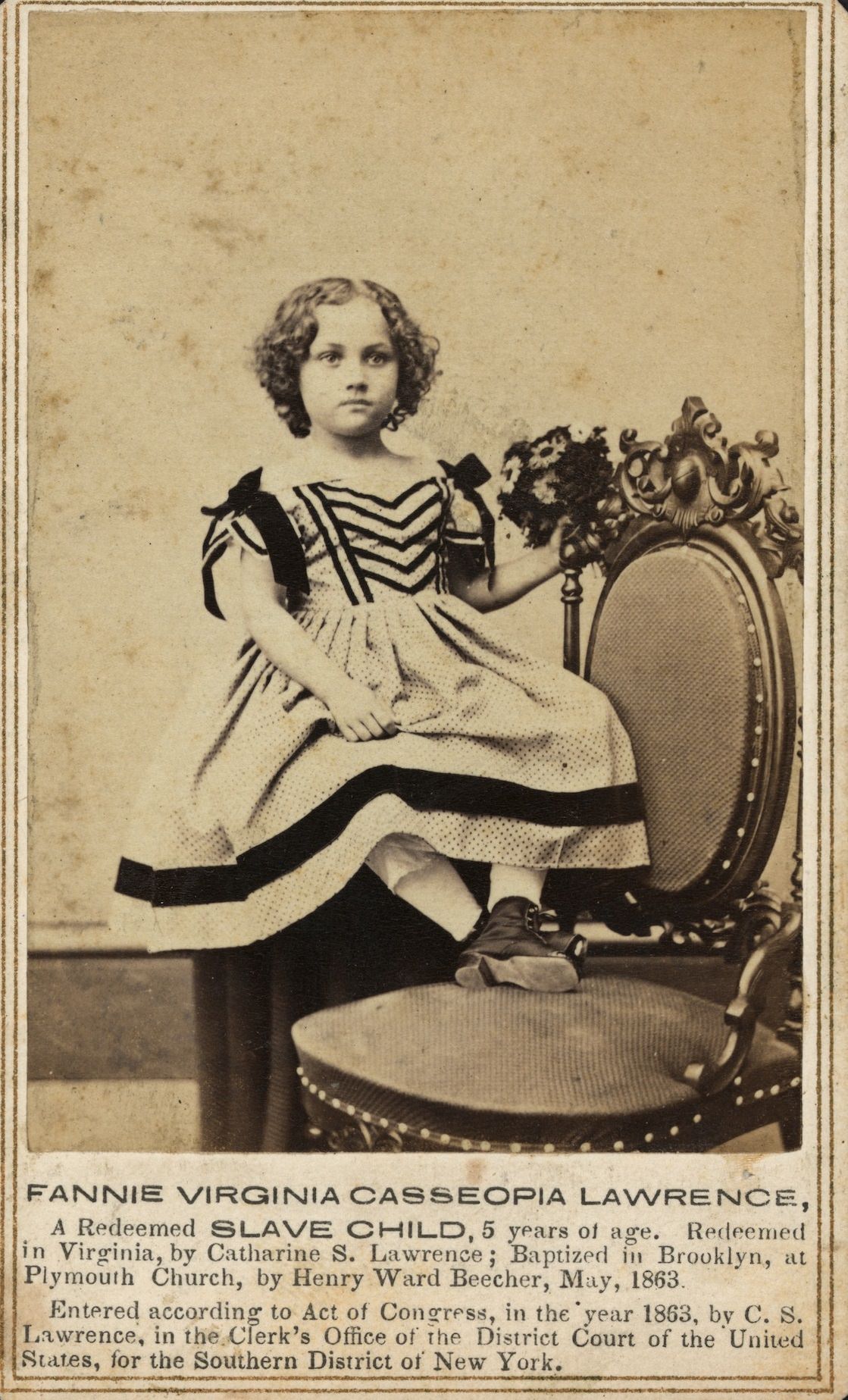 Historic Portraits of white-skinned slave children from New Orleans were used to help the North's war effort in 1863