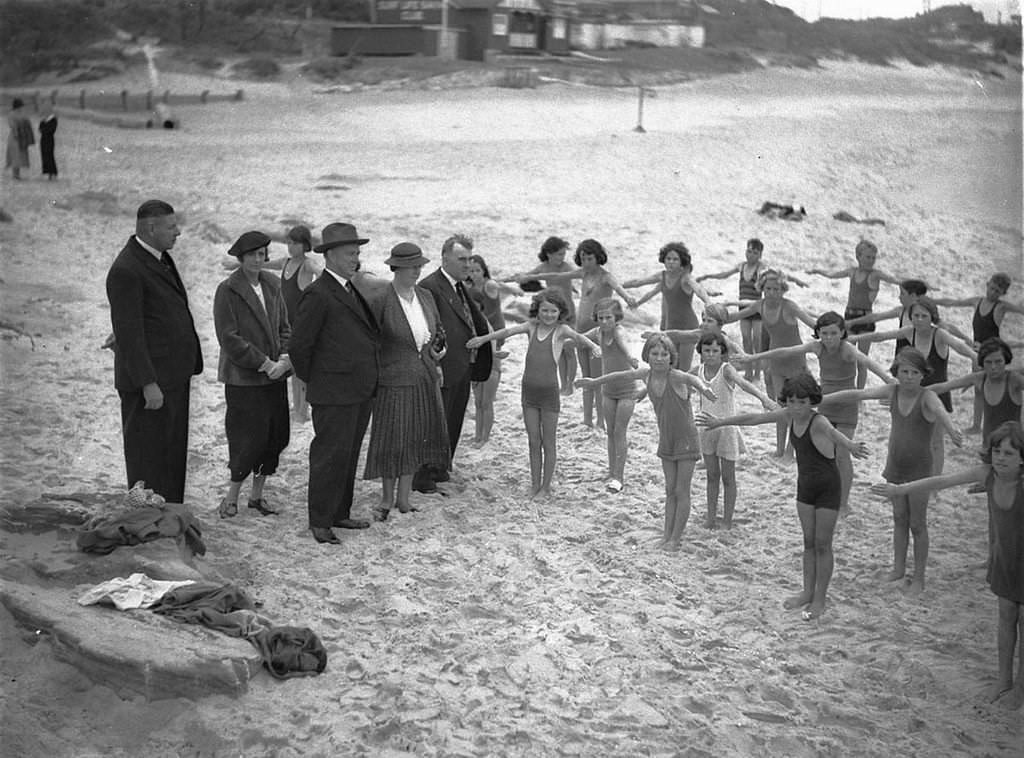 Making Waves: 1930s Australian Beach-Goers Enjoy the Summer