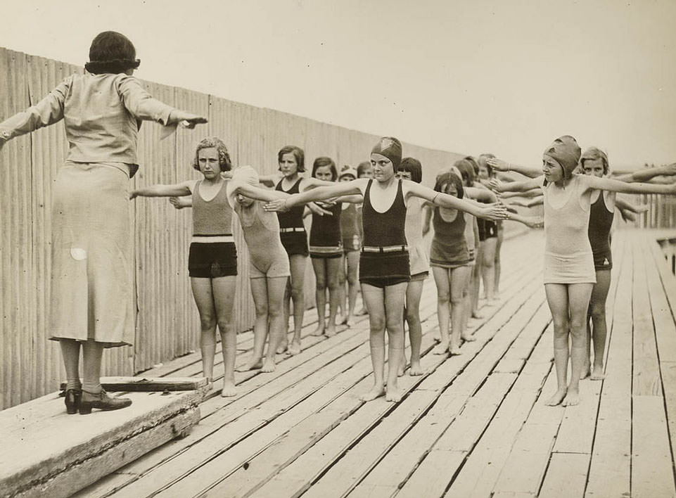 Making Waves: 1930s Australian Beach-Goers Enjoy the Summer