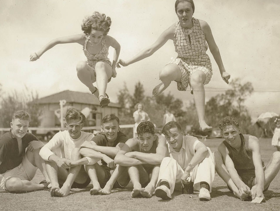 Making Waves: 1930s Australian Beach-Goers Enjoy the Summer