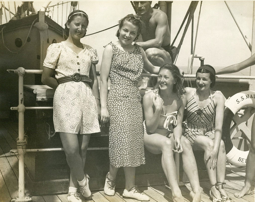 Making Waves: 1930s Australian Beach-Goers Enjoy the Summer