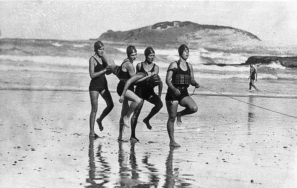 Making Waves: 1930s Australian Beach-Goers Enjoy the Summer