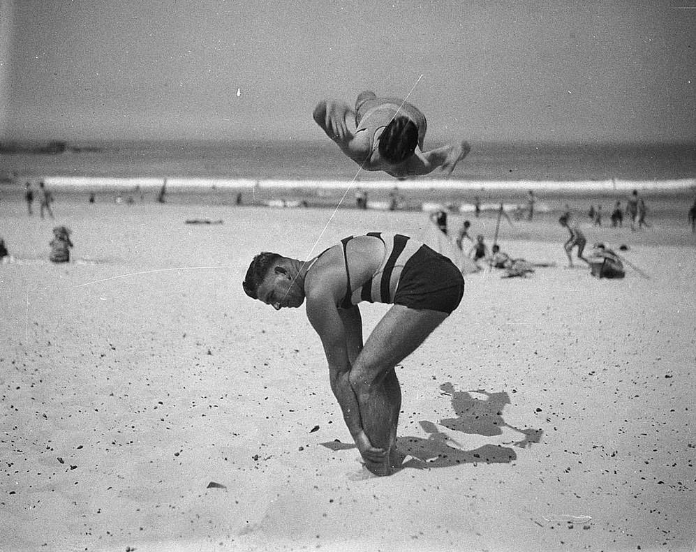 Making Waves: 1930s Australian Beach-Goers Enjoy the Summer