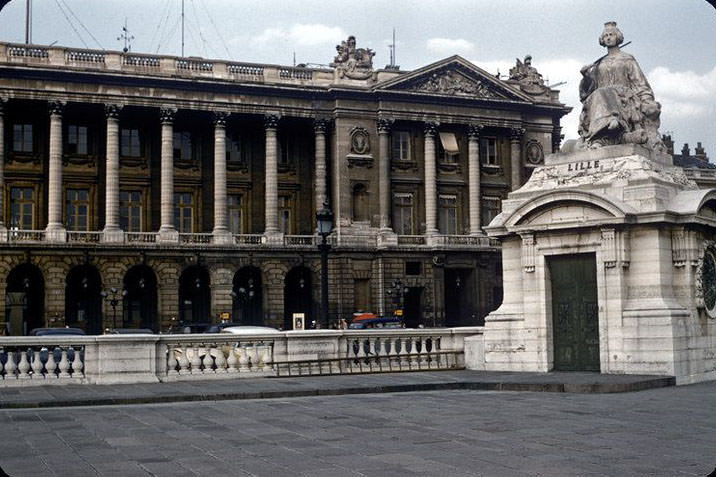 Statue de Lille, Place de la Concorde, May 1959
