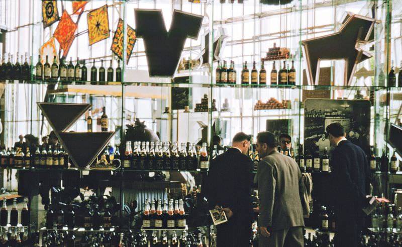 Viticulture Display inside the Soviet Pavilion.