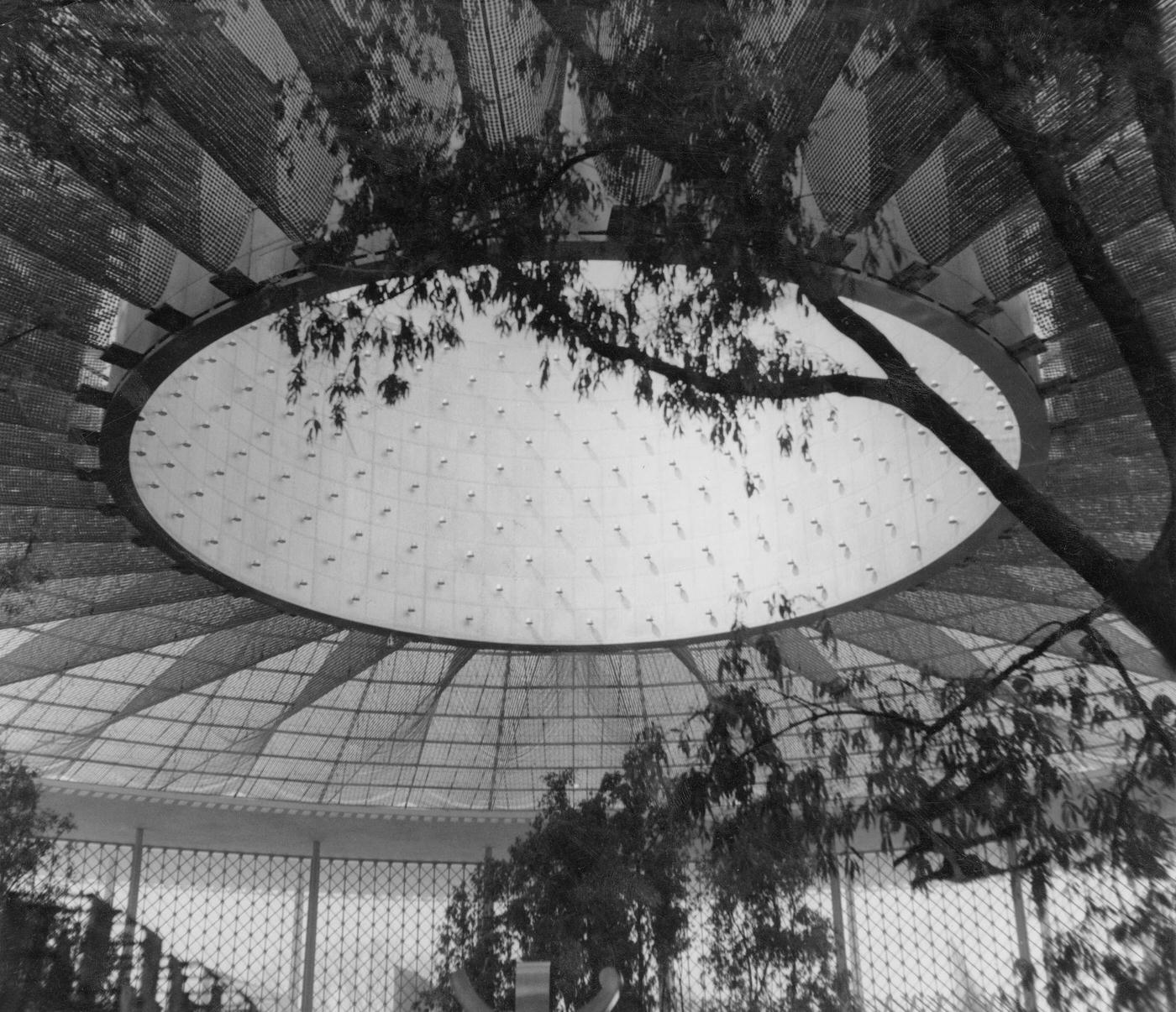 American Pavilion, Architect Edward Durell Stone, the dome