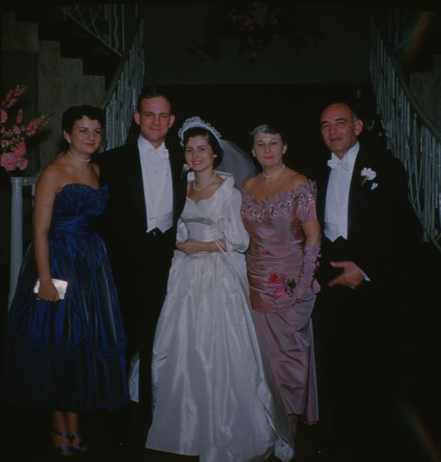 Elegance and Romance: A Stunning Photo Collection of a 1950s Wedding