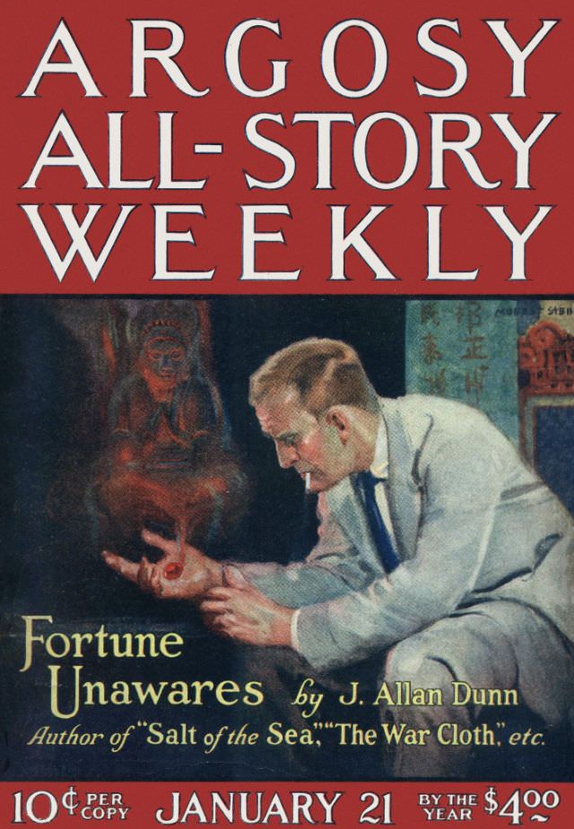 Argosy cover, January 21, 1922