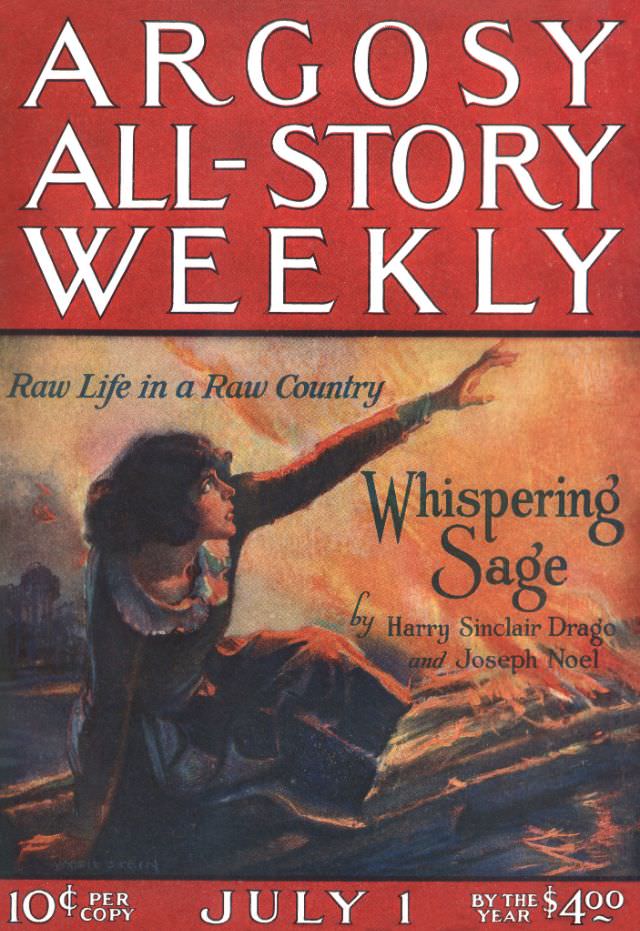 Argosy cover, July 1, 1922