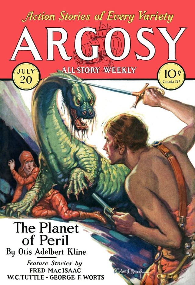 Argosy cover, July 20, 1929