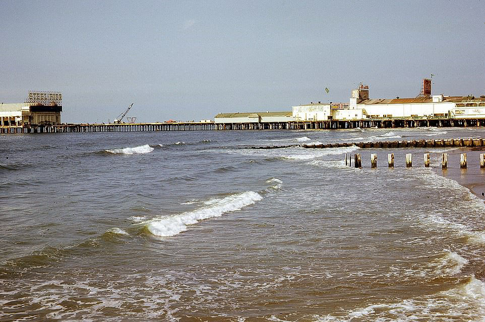 It is estimated that the storm caused around $2million worth of damage to the Steel Pier
