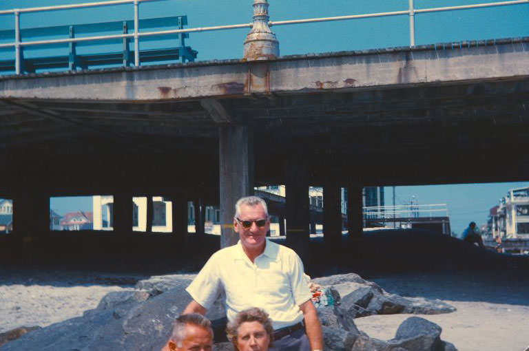 Under Boardwalk, Atlantic City, 1961.