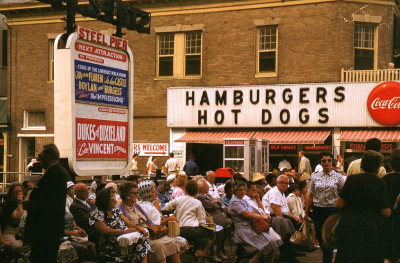 Steel Pier, Atlantic City, 1964.