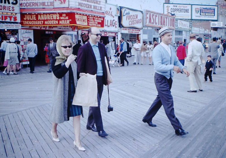 Boardwalk, Atlantic City, June 1967.