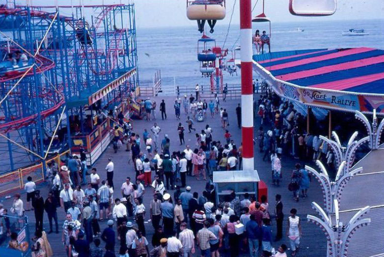 Ride on the Steel Pier, Atlantic City, 1967.