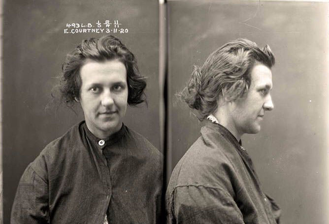 Evelyn Courtney (1920. Aged: 19).