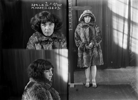 Mary Harris, 15 August 1923. State Reformatory for Women, Long Bay, New South Wales Police Department