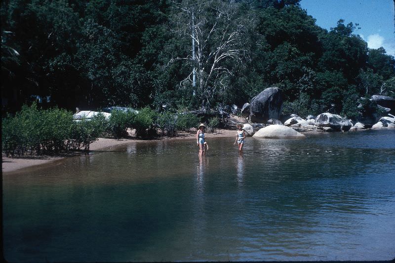 Evelyn and Betty, Magnetic Island, March 1963
