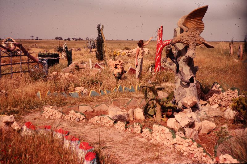 A garden for charity on the Port Wakefield Road out of Adelaide, Oct 1963