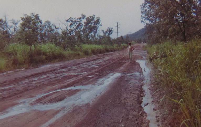 Muddy road, 1963