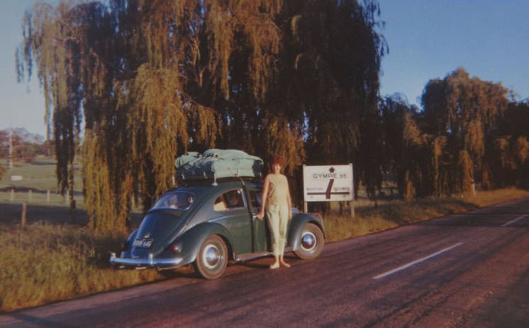 On the way up to Queensland, 1963