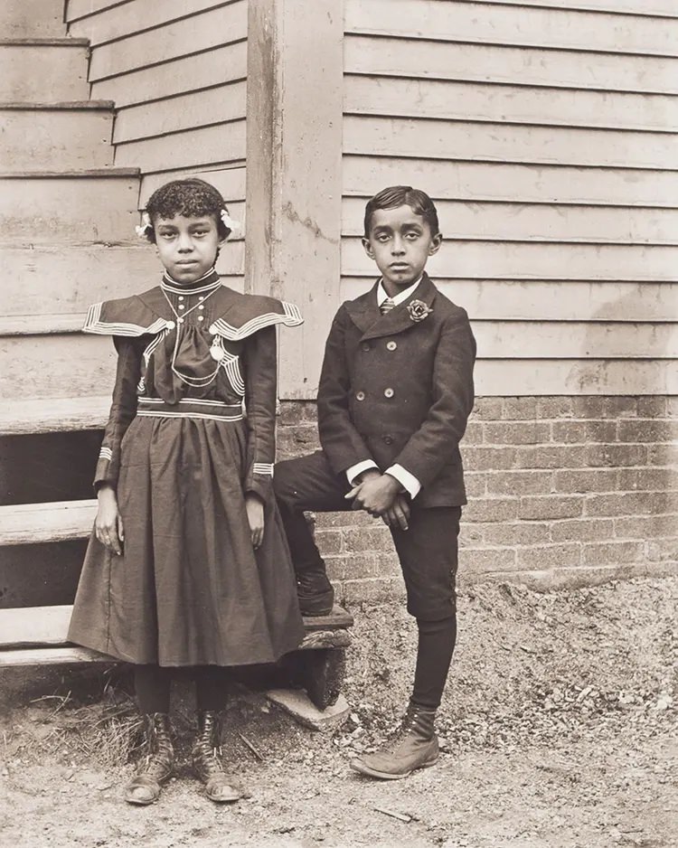 Susie Idella Morris and Harry Clinton Morris. Susie and Harry Morris were the children of barber Sandy Morris, a migrant from New Orleans, and Susie Arkless Morris, of Narragansett descent.