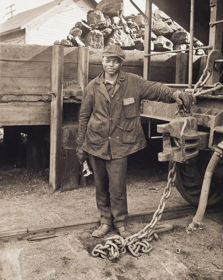 Thomas Doughton, Jr., Working on the Railroad, 1916.