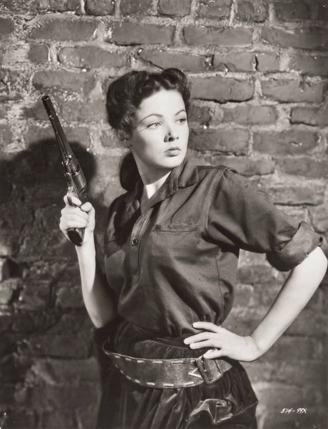 The Leading Lady of the West: Gene Tierney in 'Belle Starr' 1941