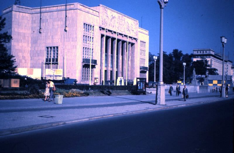Berlin. Deutsche Sporthalle, Stalinallee (demolished around 1971), East Berlin, September 11, 1959