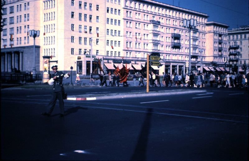 In Stalinallee, East Berlin, September 11, 1959