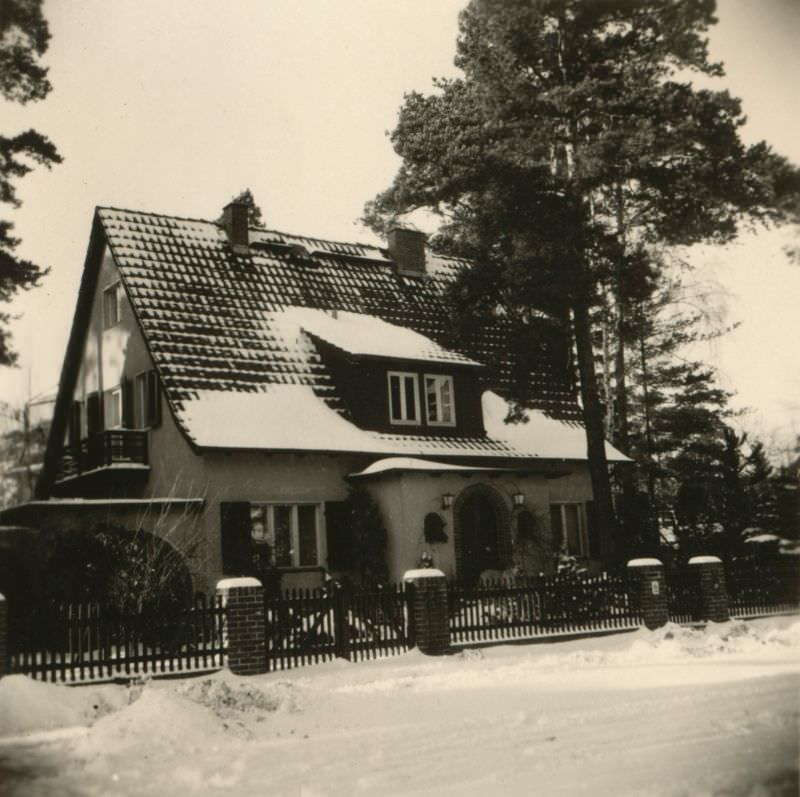 Helga's Berlin House, 6 Hermannstraße, Zehlendorf, Berlin, Germany, 1940s