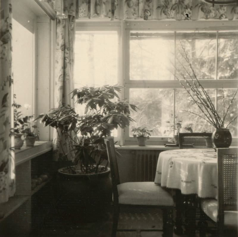 Interior of Helga's Berlin House, 6 Hermannstraße, Zehlendorf, Berlin, Germany, 1940s