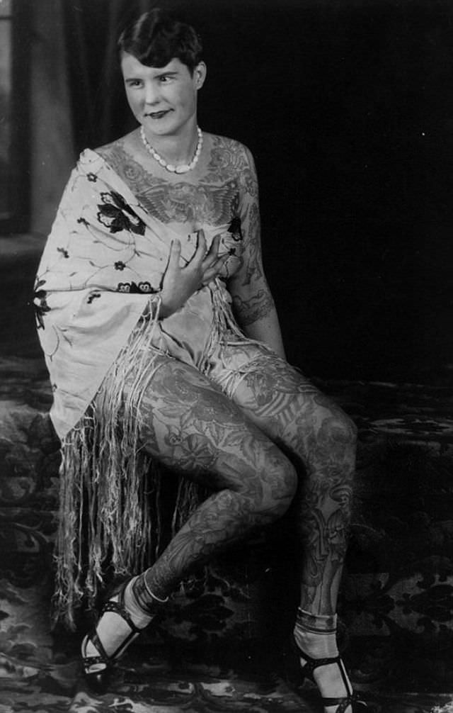 Betty Broadbent: The "Tattooed Venus" of the Circus World