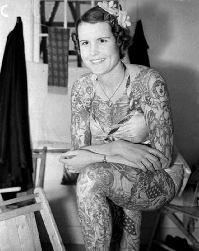 Betty Broadbent: The "Tattooed Venus" of the Circus World