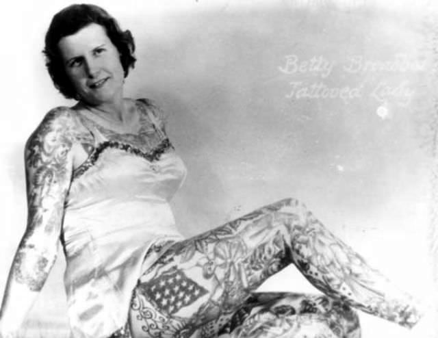 Betty Broadbent: The "Tattooed Venus" of the Circus World