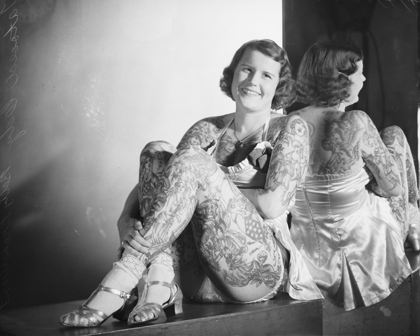 Betty Broadbent: The "Tattooed Venus" of the Circus World