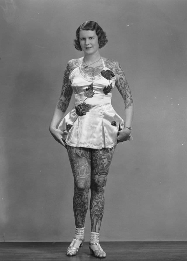 Betty Broadbent: The "Tattooed Venus" of the Circus World