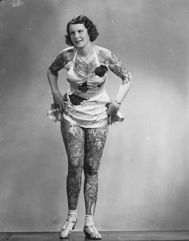 Betty Broadbent: The "Tattooed Venus" of the Circus World
