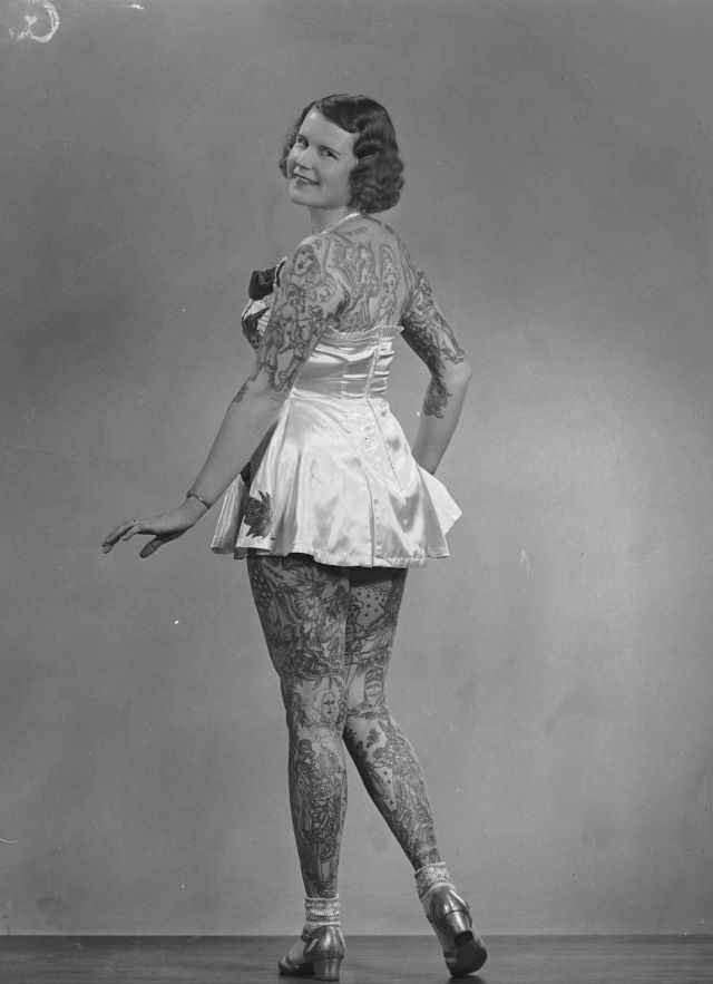 Betty Broadbent: The "Tattooed Venus" of the Circus World