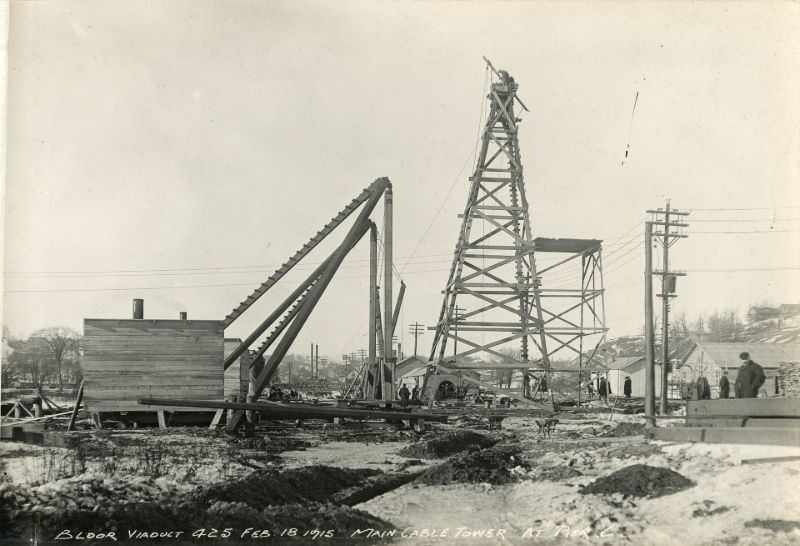 Main Cable Tower at Pier C