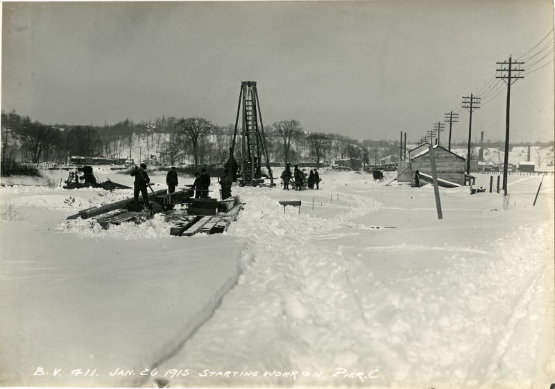 Starting work on Pier C