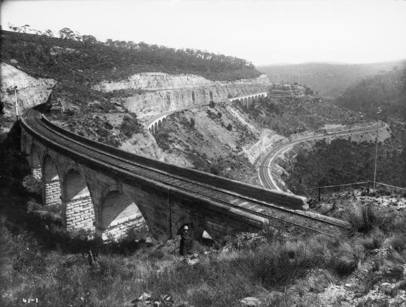 Zig Zag Railway, New South Wales, 1900