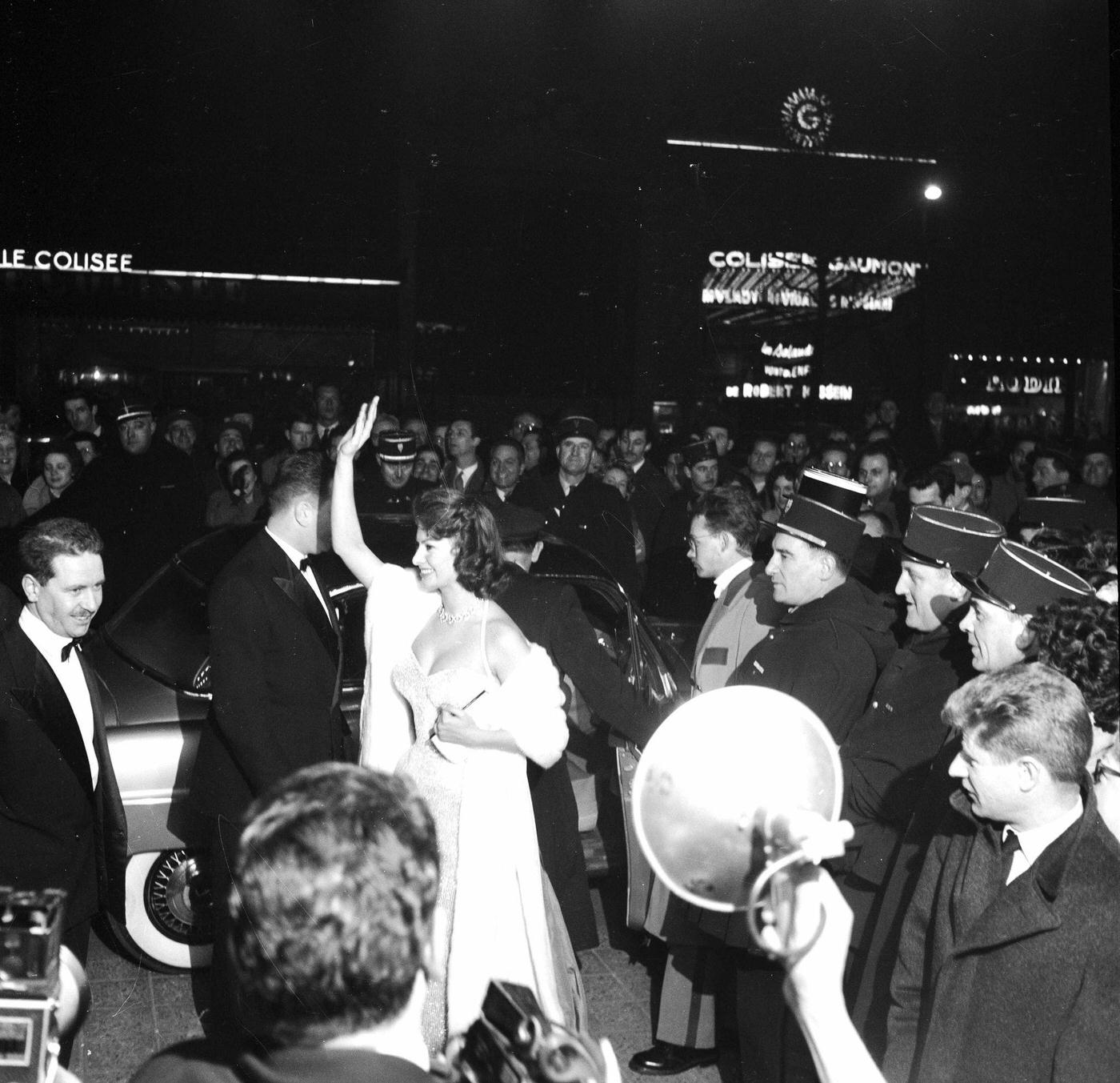 Sophia Loren in Brussels, 1956