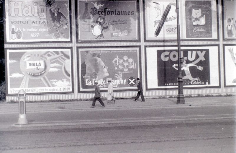 The theme of many advertisements was the Expo 58 World Fair, Brussels, 1958