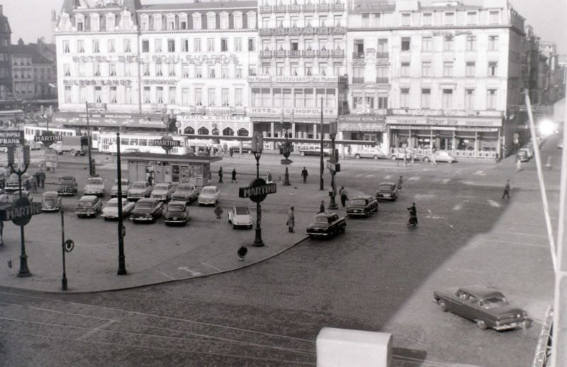 Place Rogier, Brussels, 1959