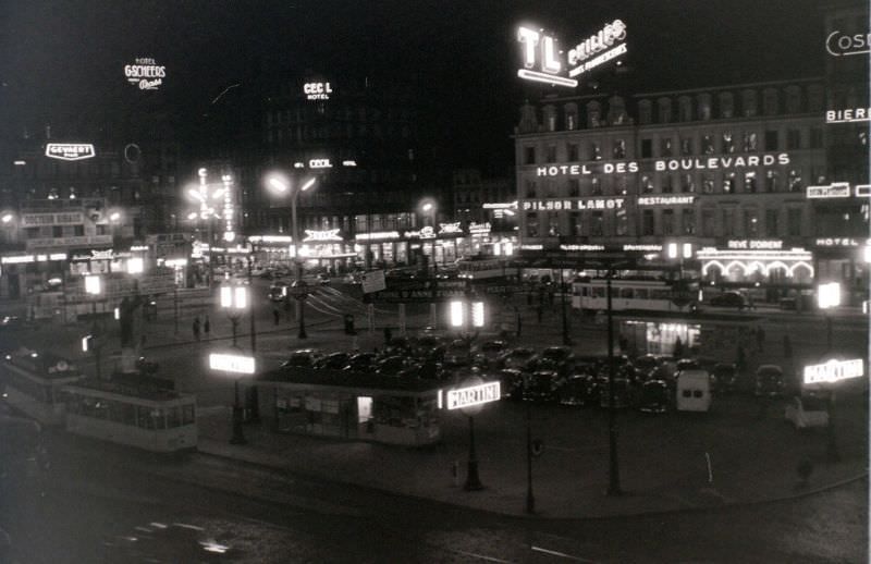 Place Rogier, Brussels, 1959