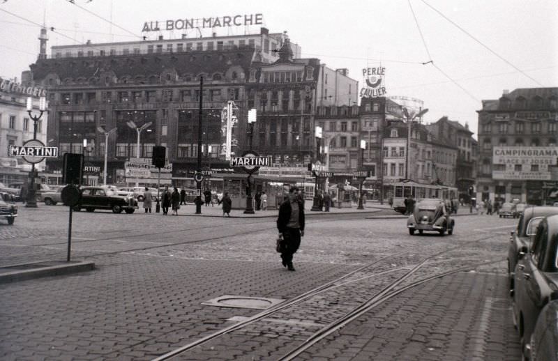 Place Rogier, Brussels, 1959
