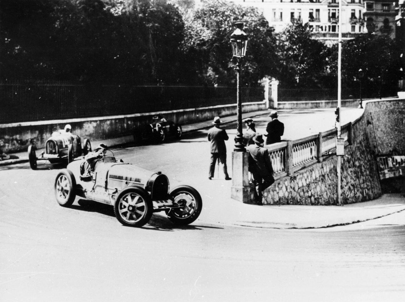 Achille Varzi and Tazio Nuvolari, Monaco Grand Prix, 1933.