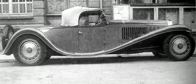 1932 Bugatti Type 41 Royale Esders Roadster body by Jean Bugatti.